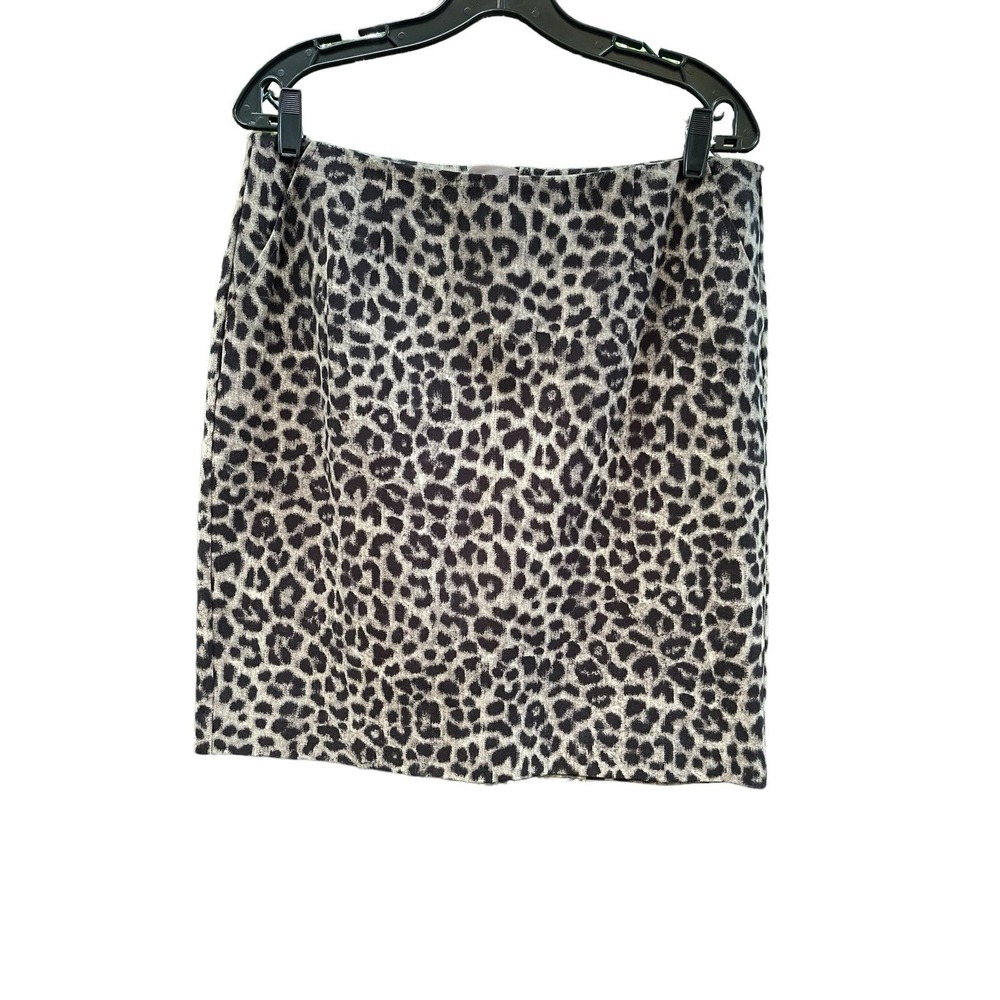 Cabi leopard print skirt size 10